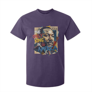 Martin Luther King T Shirt For Kid The Only King In America No Kings Protest