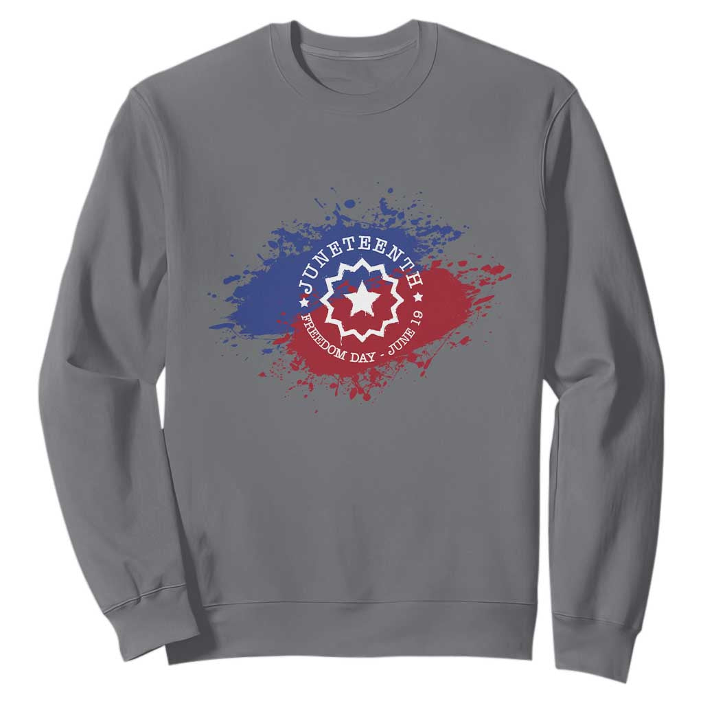 Juneteenth Freedom Day June 19 1865 Sweatshirt Juneteenth Flag
