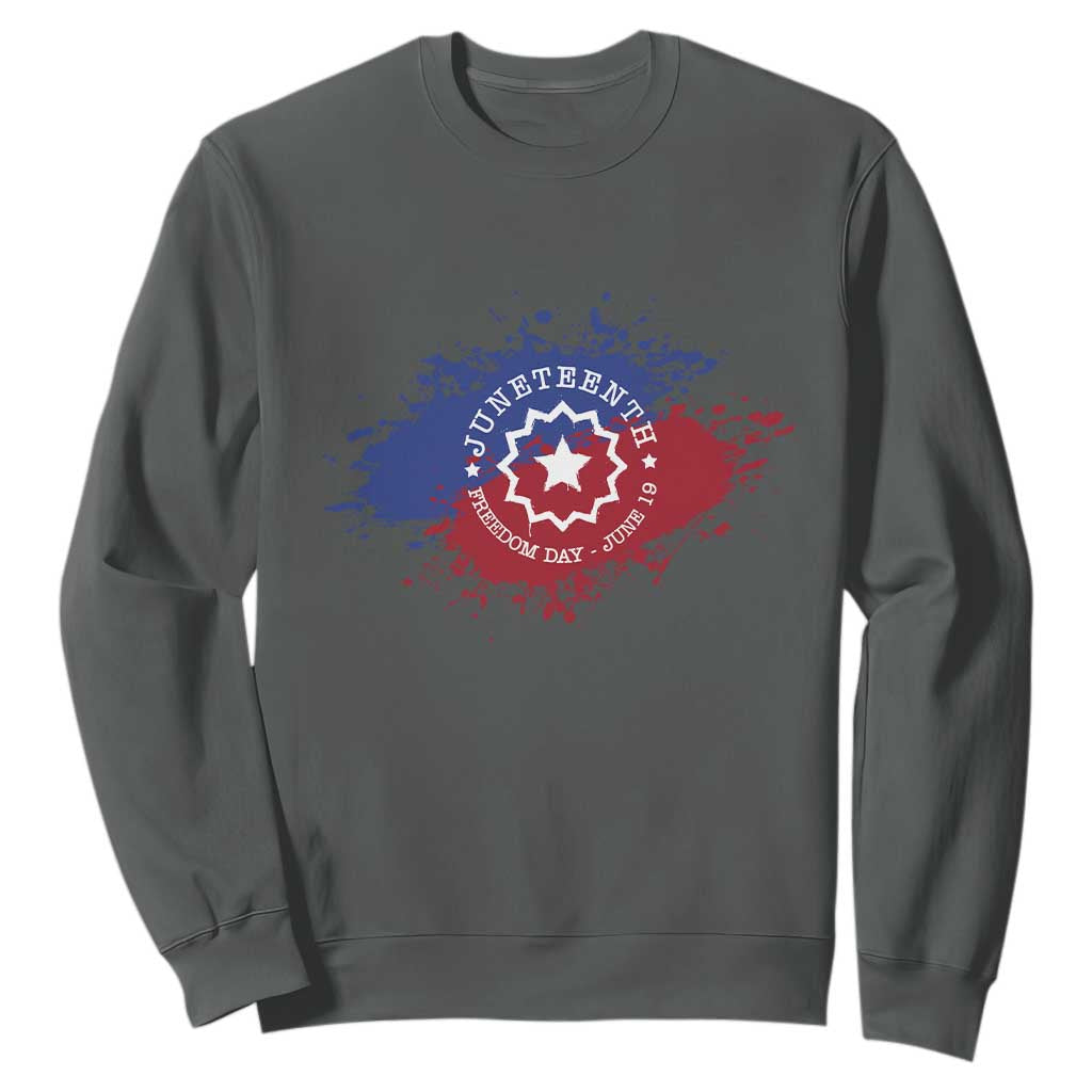 Juneteenth Freedom Day June 19 1865 Sweatshirt Juneteenth Flag