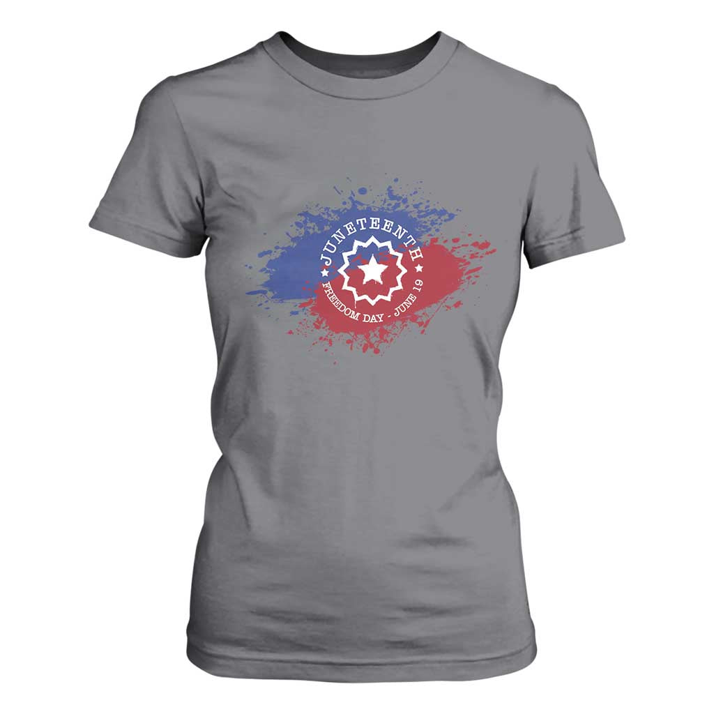Juneteenth Freedom Day June 19 1865 T Shirt For Women Juneteenth Flag