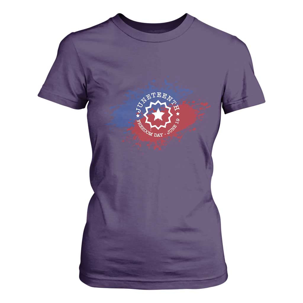 Juneteenth Freedom Day June 19 1865 T Shirt For Women Juneteenth Flag
