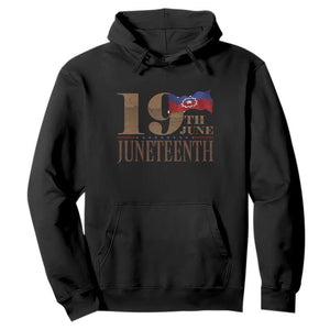 19th June Juneteenth Freedom Day Hoodie Juneteenth Flag