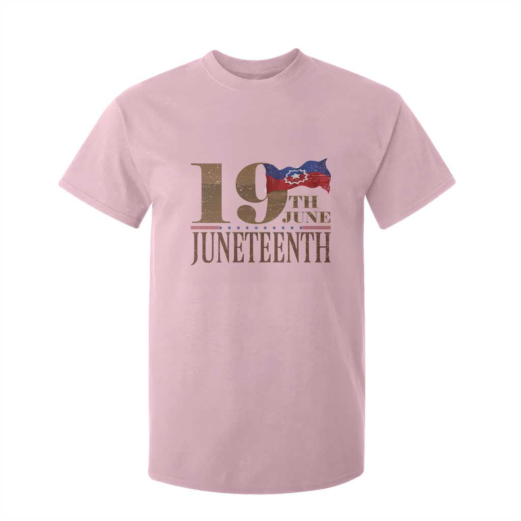 19th June Juneteenth Freedom Day T Shirt For Kid Juneteenth Flag