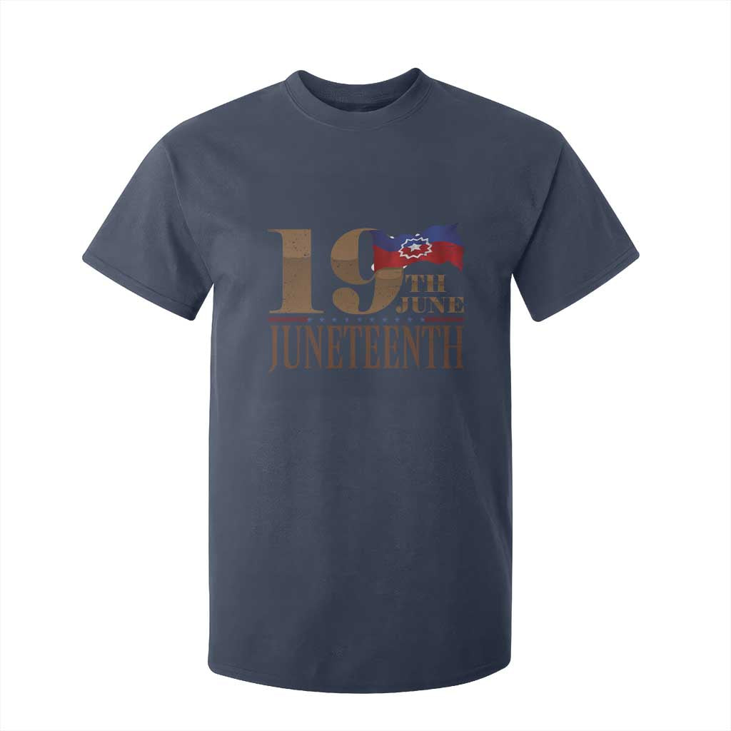 19th June Juneteenth Freedom Day T Shirt For Kid Juneteenth Flag