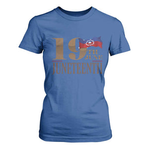 19th June Juneteenth Freedom Day T Shirt For Women Juneteenth Flag