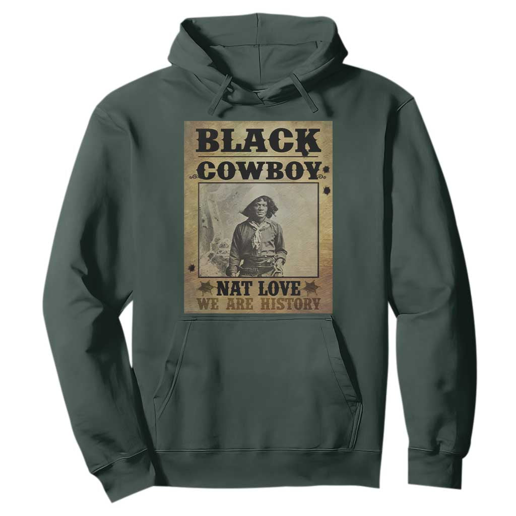 Black Cowboy Nat Love Hoodie Black History Month