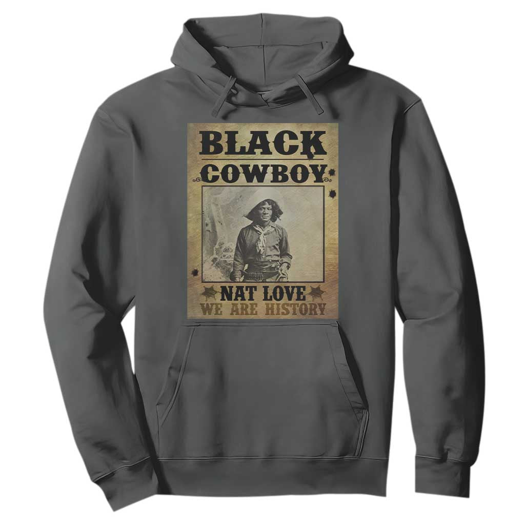 Black Cowboy Nat Love Hoodie Black History Month