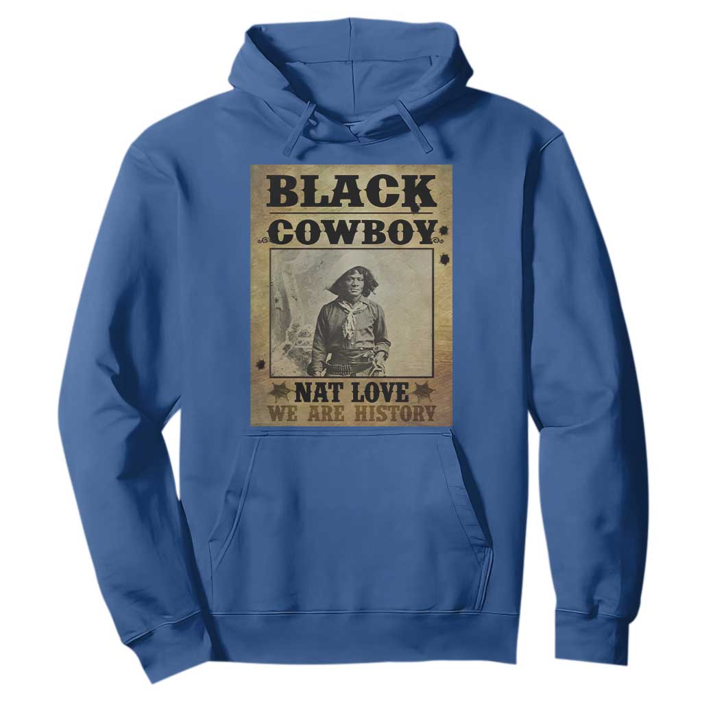 Black Cowboy Nat Love Hoodie Black History Month