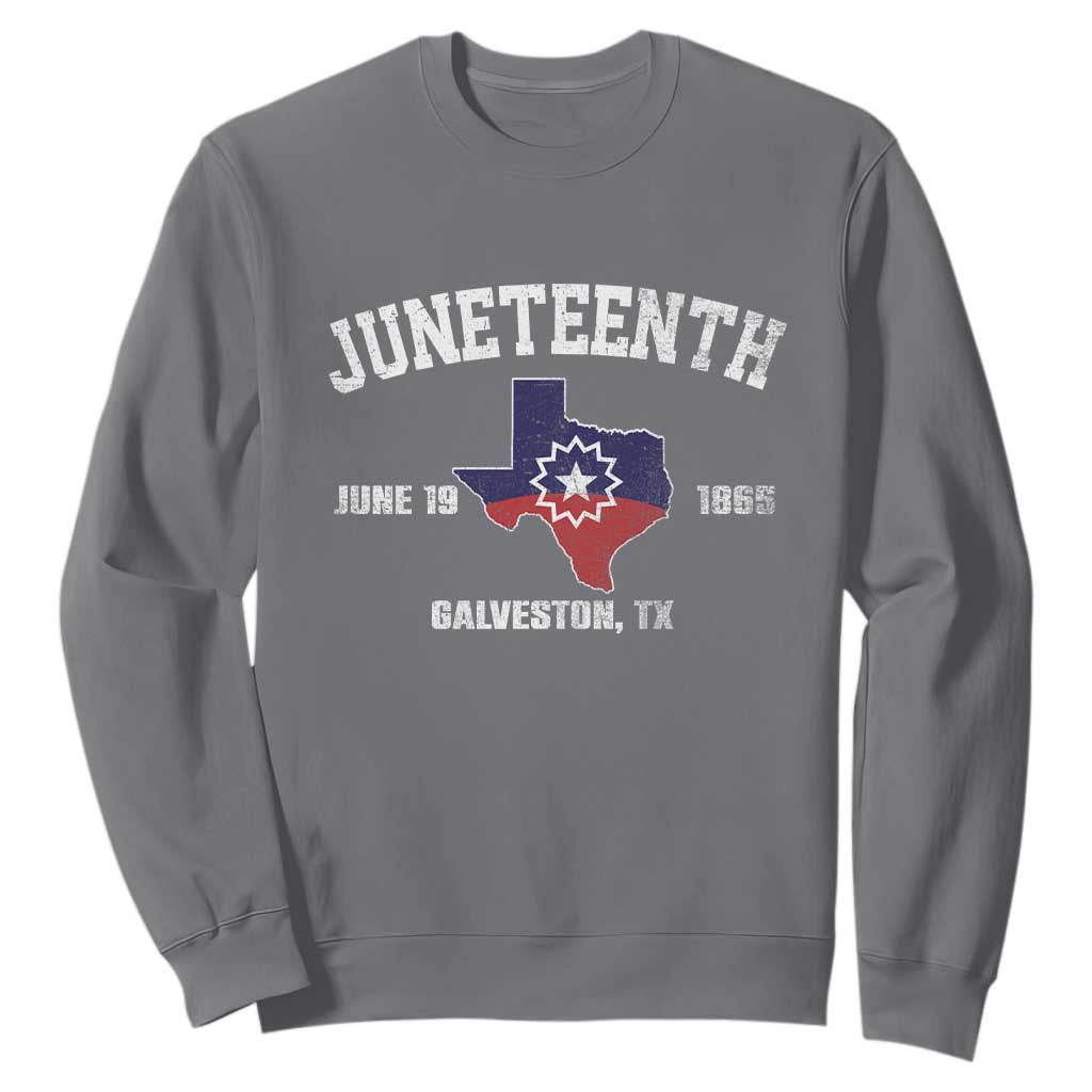 Juneteenth Galveston Texas Sweatshirt Juneteenth Flag African American History