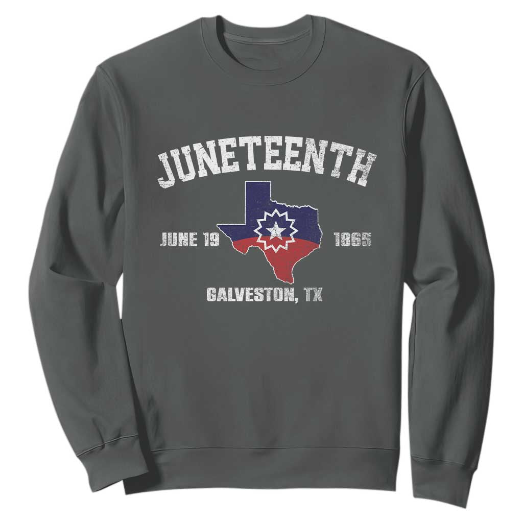 Juneteenth Galveston Texas Sweatshirt Juneteenth Flag African American History