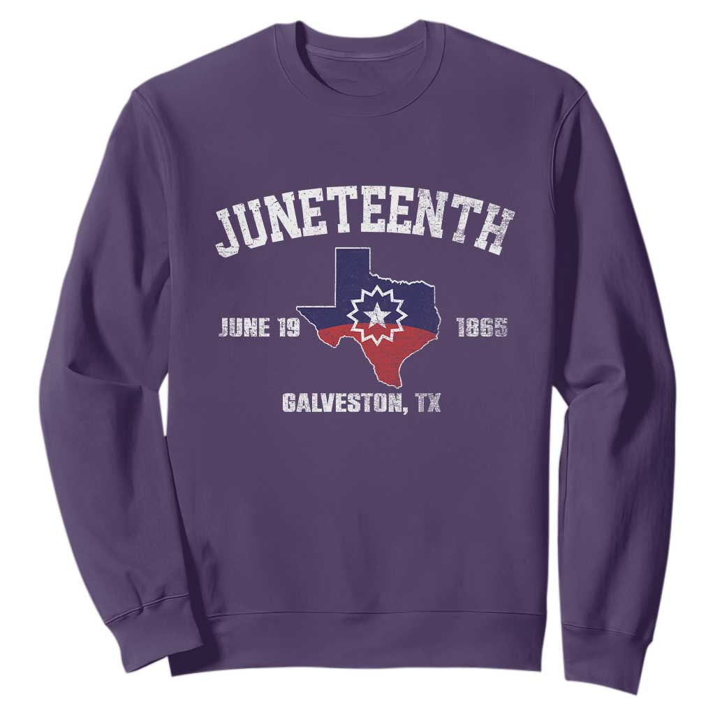Juneteenth Galveston Texas Sweatshirt Juneteenth Flag African American History