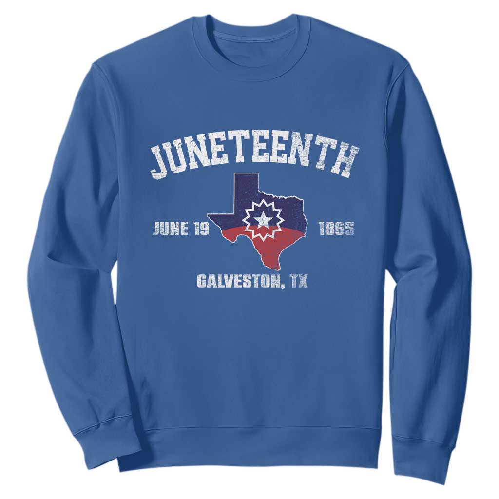 Juneteenth Galveston Texas Sweatshirt Juneteenth Flag African American History