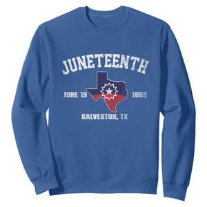 Juneteenth Galveston Texas Sweatshirt Juneteenth Flag African American History