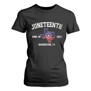 Juneteenth Galveston Texas T Shirt For Women Juneteenth Flag African American History