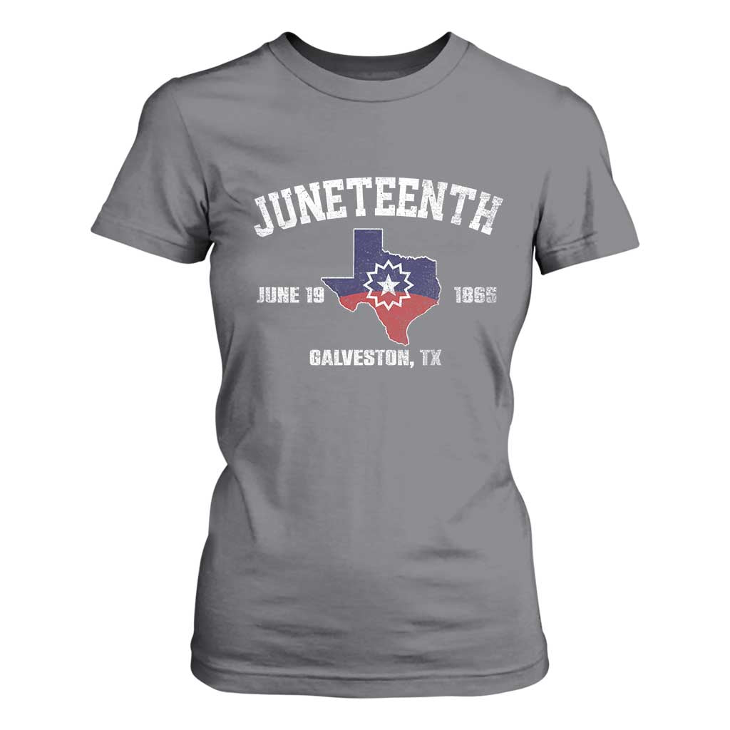 Juneteenth Galveston Texas T Shirt For Women Juneteenth Flag African American History