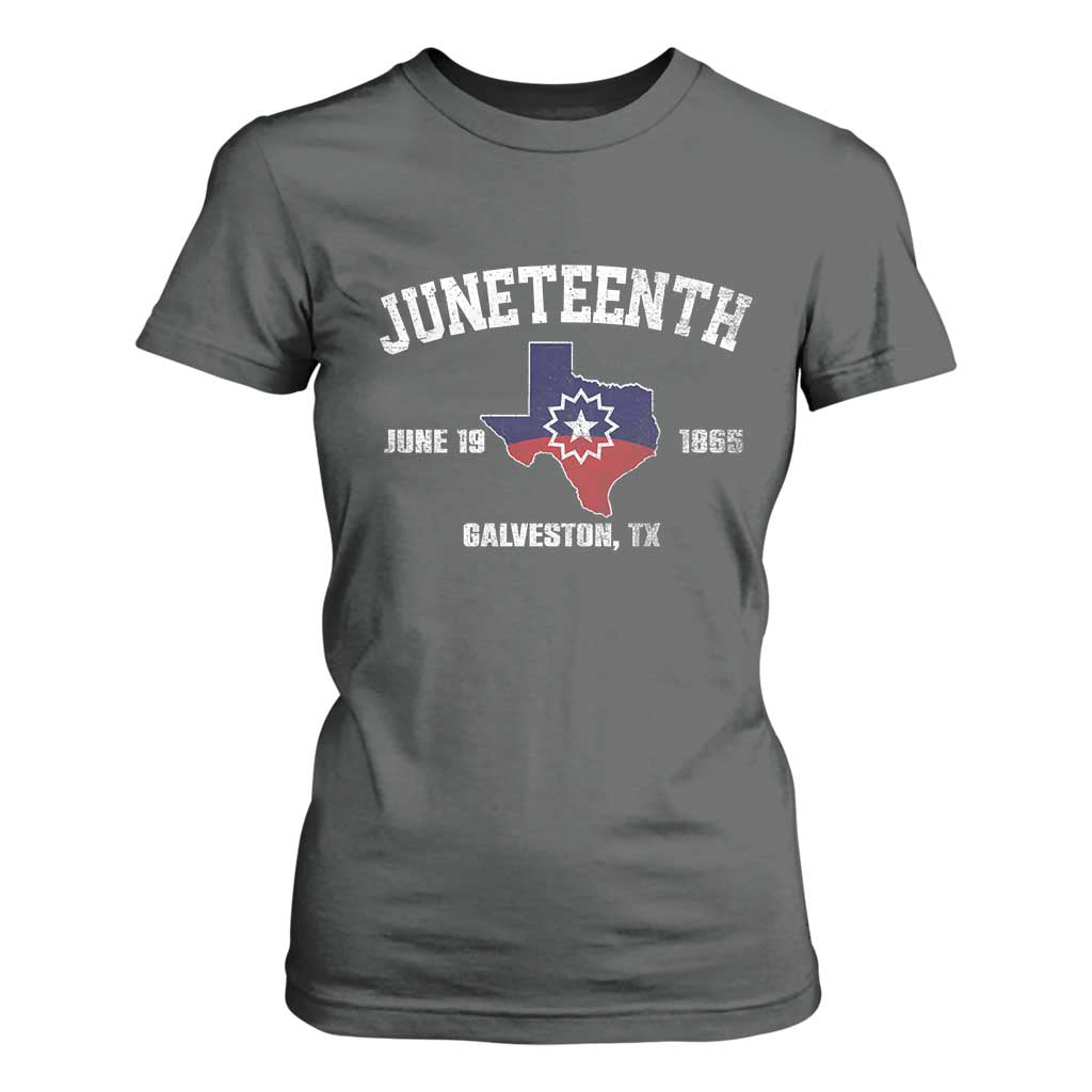 Juneteenth Galveston Texas T Shirt For Women Juneteenth Flag African American History