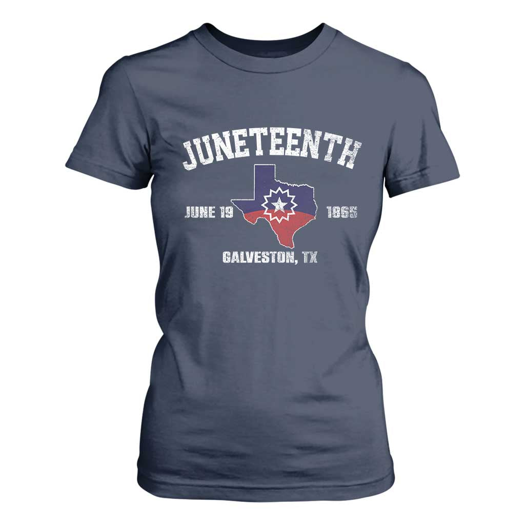 Juneteenth Galveston Texas T Shirt For Women Juneteenth Flag African American History
