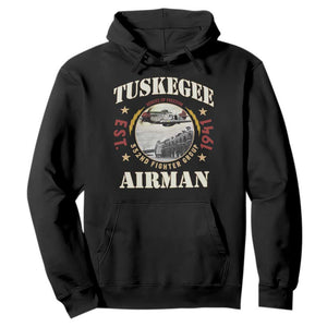 Tuskegee Airman Hoodie Heroes Of Freedom 332ND Fighter Group Est 1941