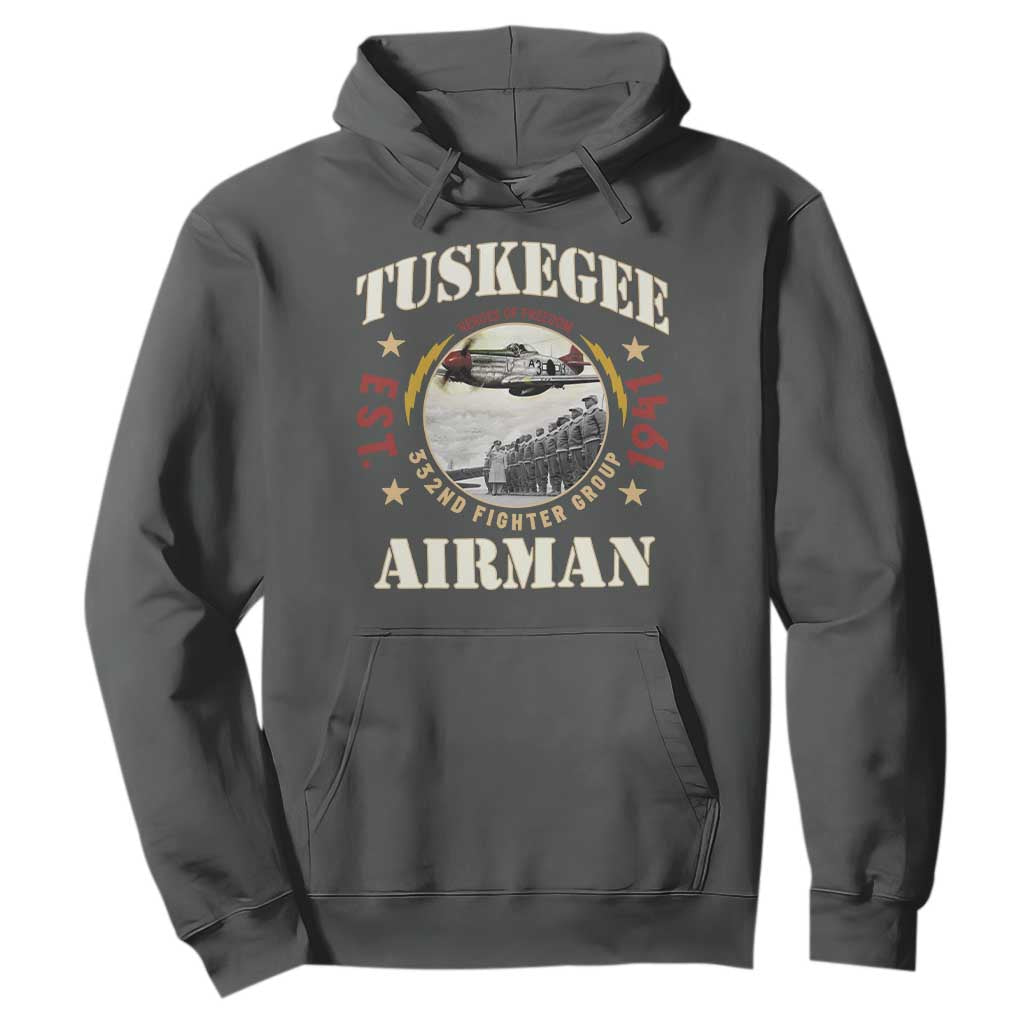 Tuskegee Airman Hoodie Heroes Of Freedom 332ND Fighter Group Est 1941
