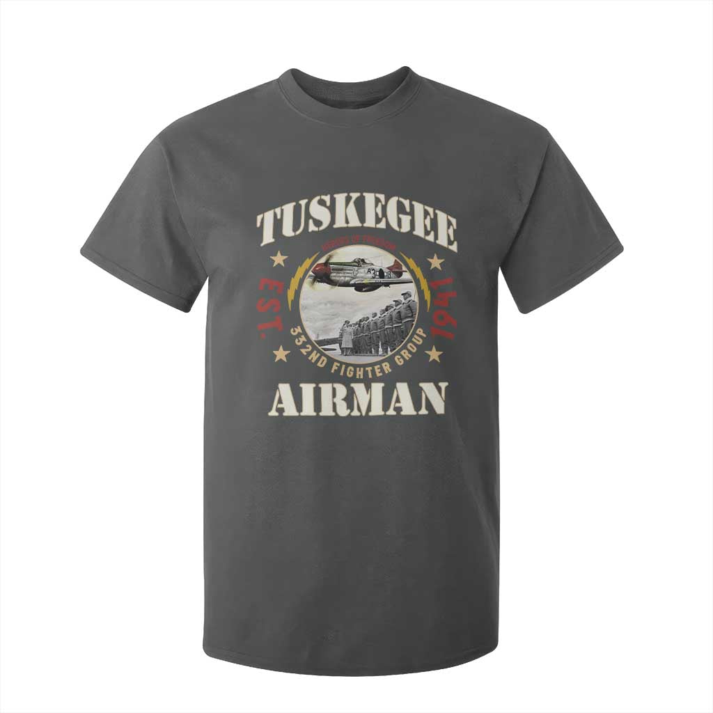 Tuskegee Airman T Shirt For Kid Heroes Of Freedom 332ND Fighter Group Est 1941