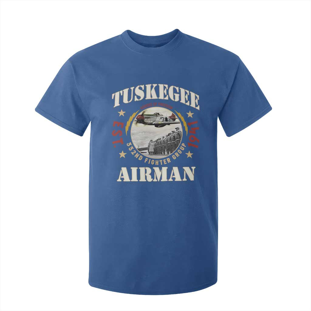 Tuskegee Airman T Shirt For Kid Heroes Of Freedom 332ND Fighter Group Est 1941