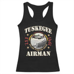 Tuskegee Airman Racerback Tank Top Heroes Of Freedom 332ND Fighter Group Est 1941