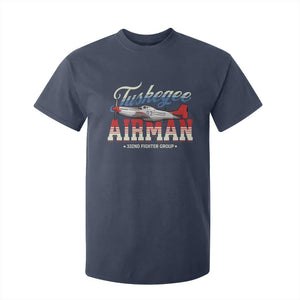 Tuskegee Airman T Shirt For Kid 332ND Fighter Group Airplane Black History Month