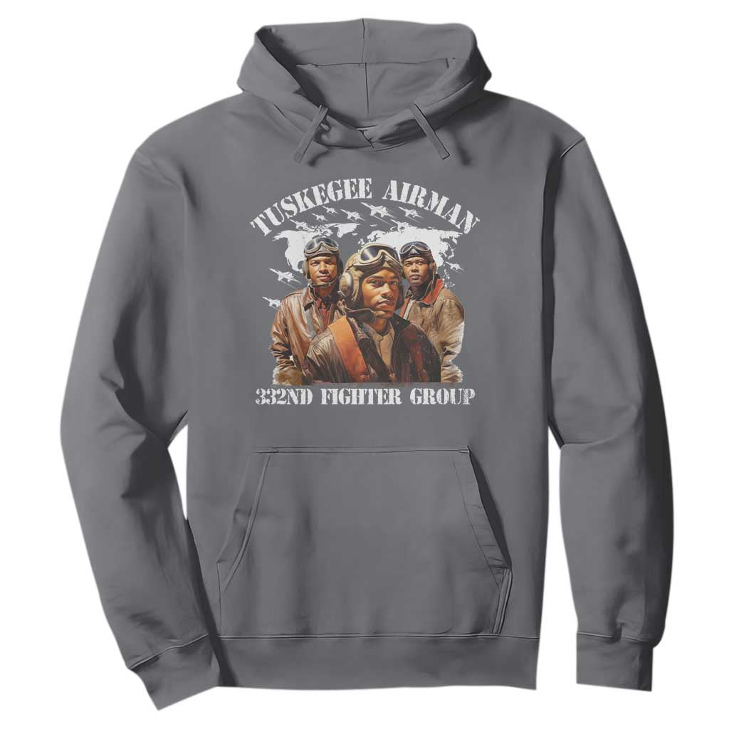 Tuskegee Airman Hoodie 332ND Fighter Group Black History
