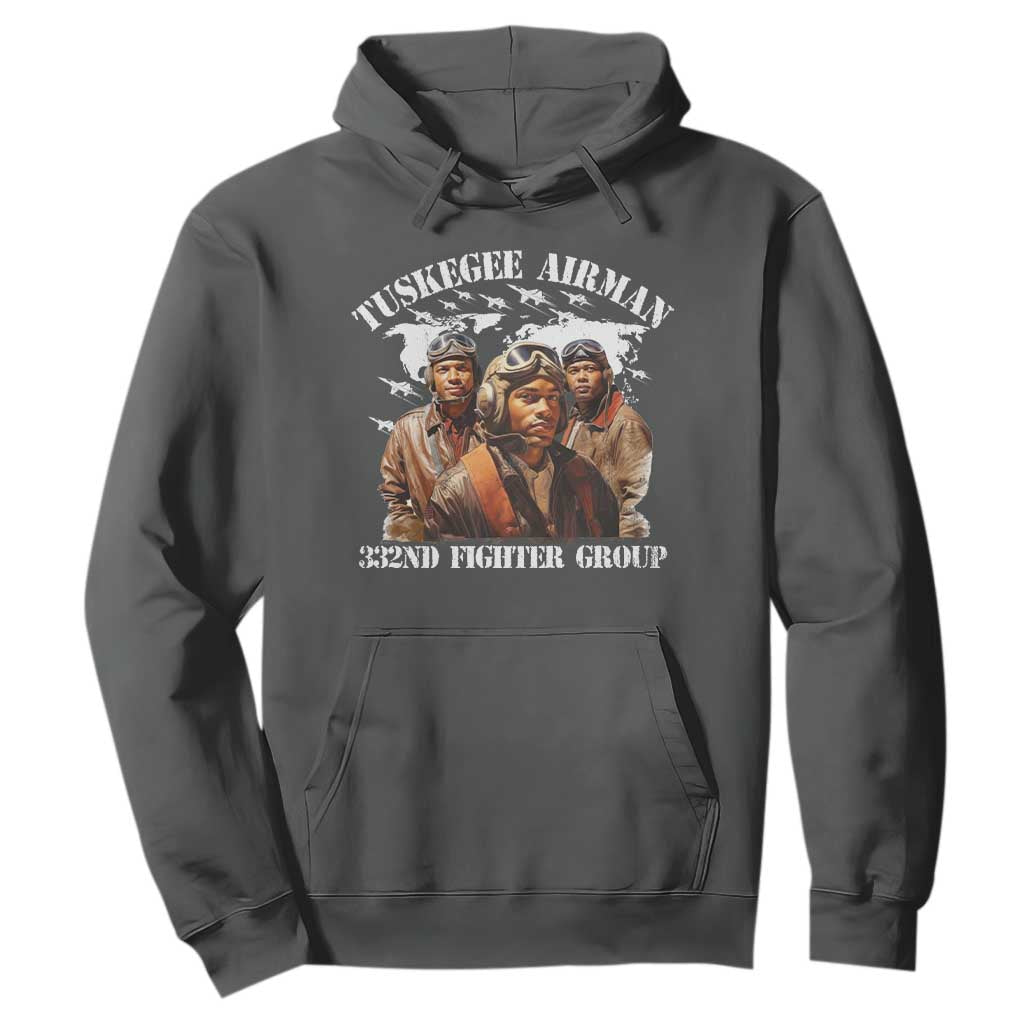 Tuskegee Airman Hoodie 332ND Fighter Group Black History