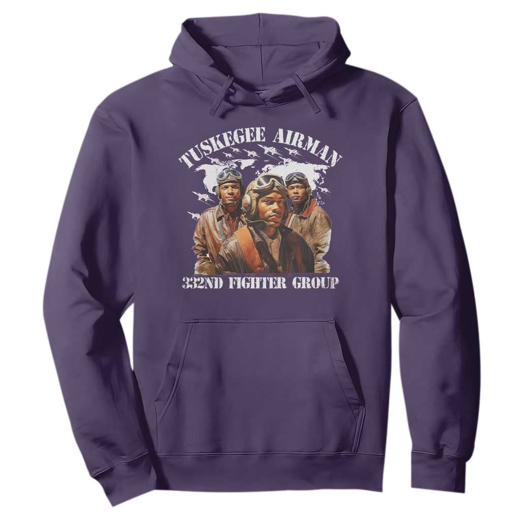 Tuskegee Airman Hoodie 332ND Fighter Group Black History