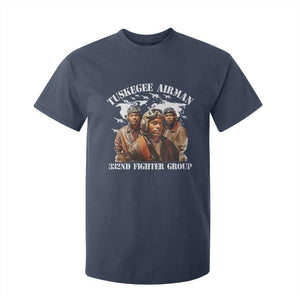 Tuskegee Airman T Shirt For Kid 332ND Fighter Group Black History