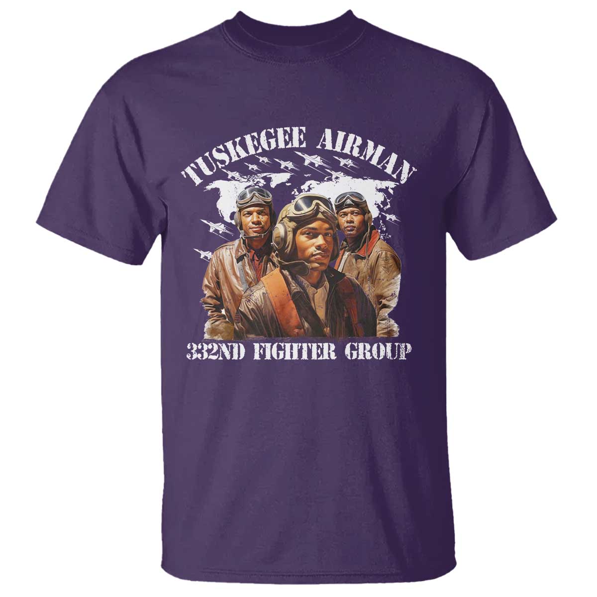 Tuskegee Airman T Shirt 332ND Fighter Group Black History