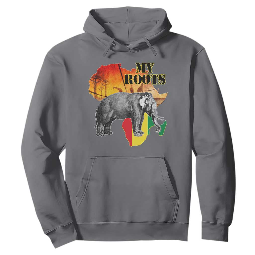 Africa Roots Hoodie My Roots Africa Map Black History Elephant Safari