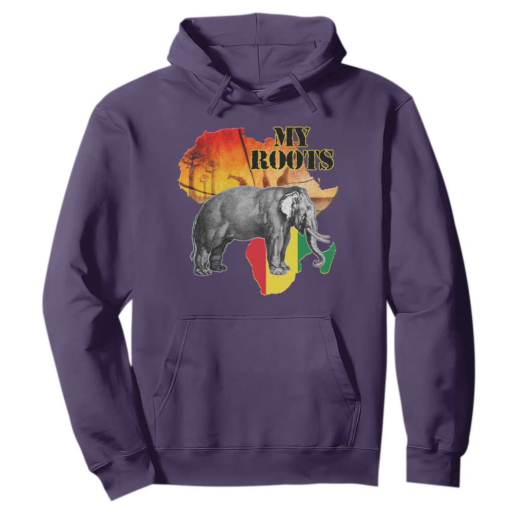 Africa Roots Hoodie My Roots Africa Map Black History Elephant Safari