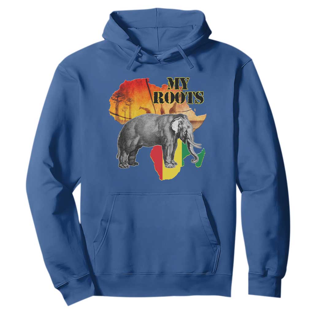 Africa Roots Hoodie My Roots Africa Map Black History Elephant Safari