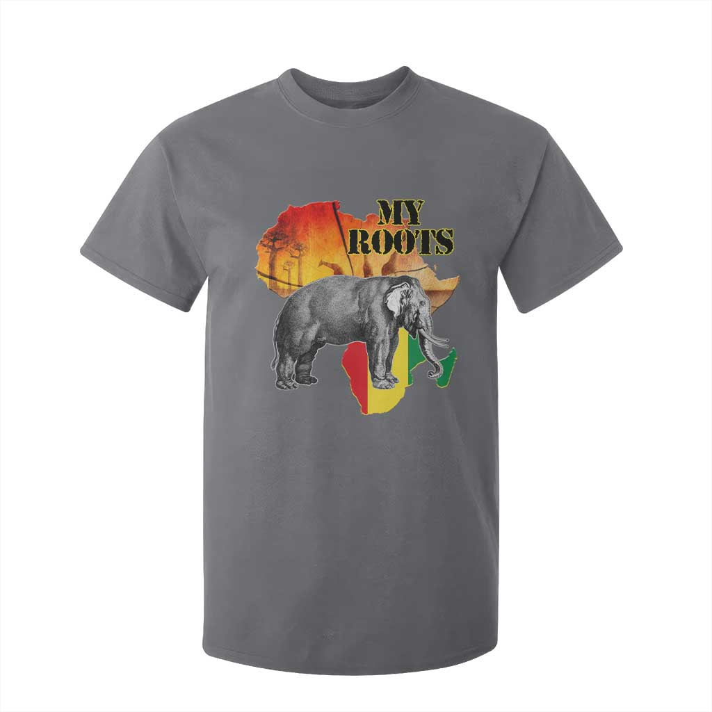 Africa Roots T Shirt For Kid My Roots Africa Map Black History Elephant Safari
