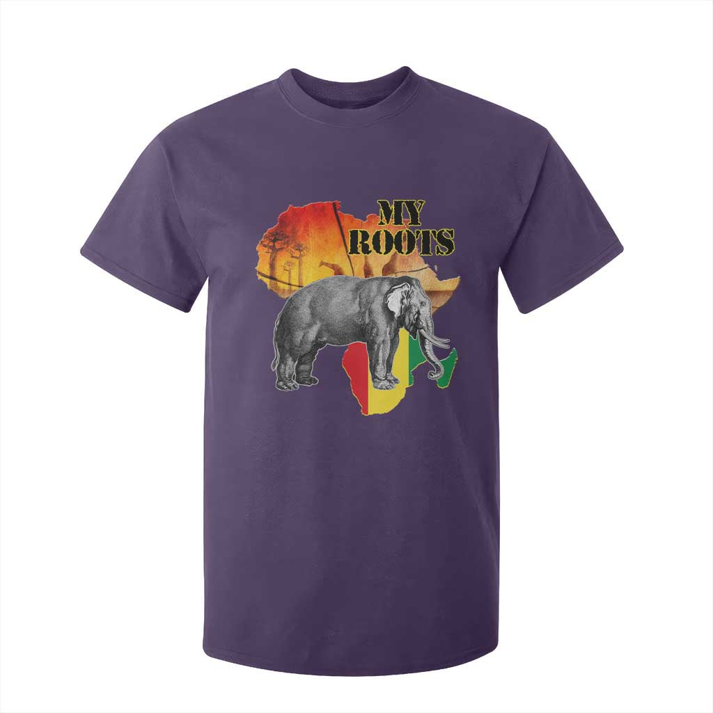 Africa Roots T Shirt For Kid My Roots Africa Map Black History Elephant Safari