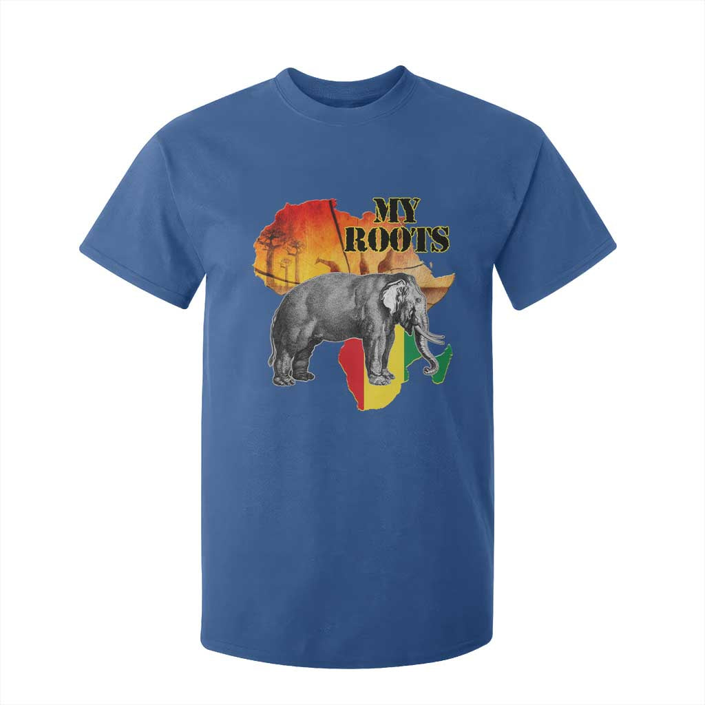 Africa Roots T Shirt For Kid My Roots Africa Map Black History Elephant Safari