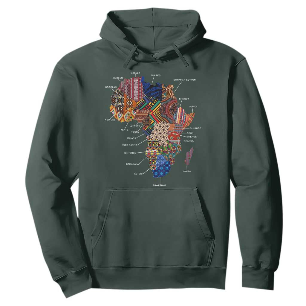 African Culture Black Fabrics Hoodie African American Heritage