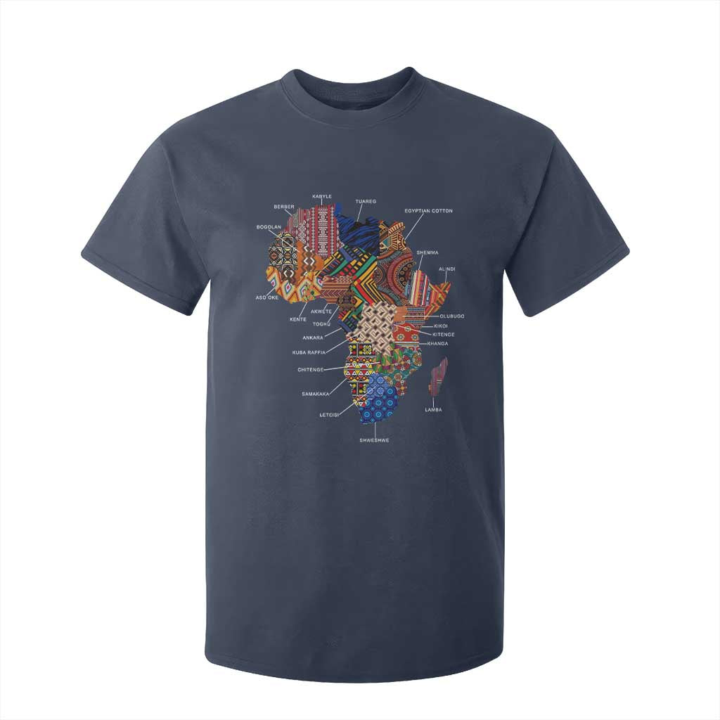 African Culture Black Fabrics T Shirt For Kid African American Heritage