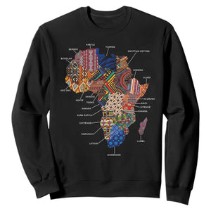 African Culture Black Fabrics Sweatshirt African American Heritage