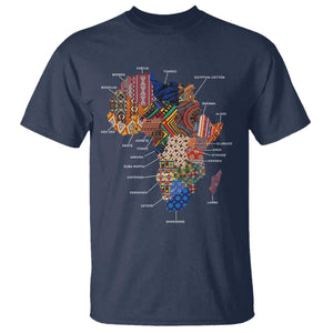 African Culture Black Fabrics T Shirt African American Heritage