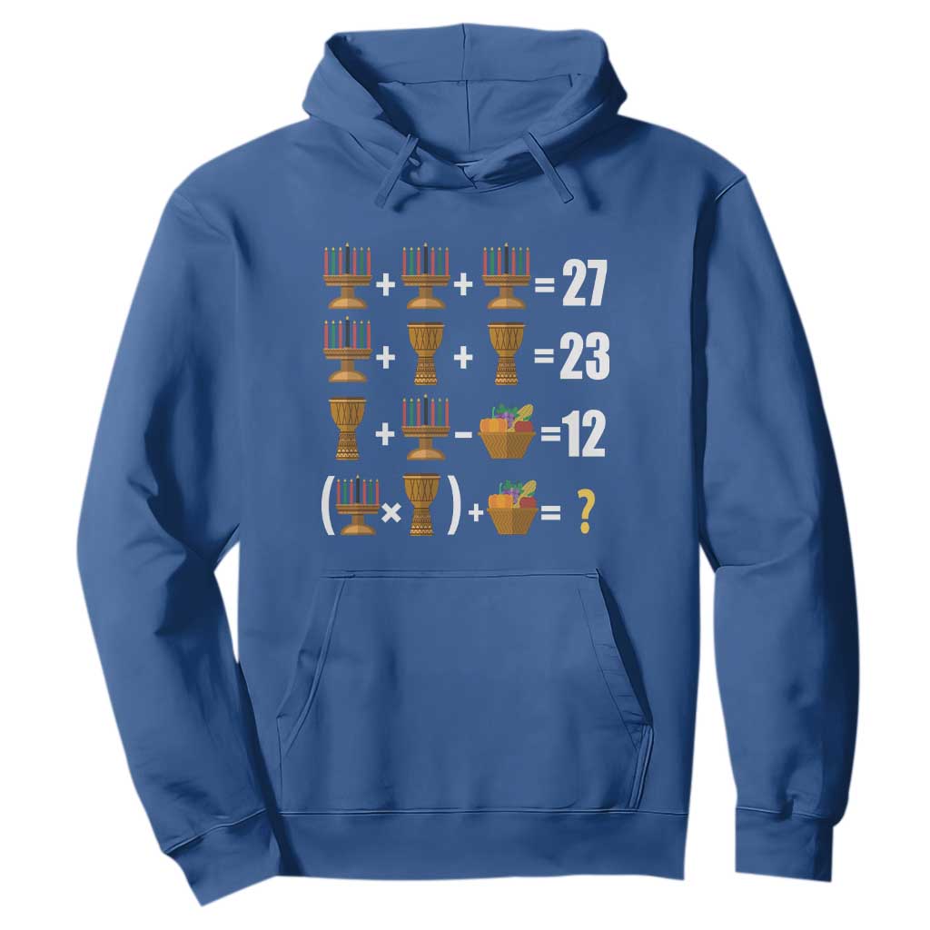 Funny 67 Kwanzaa Math Hoodie Six Seven Meme Kinara Candles African American Christmas - African Pride