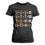 Funny 67 Kwanzaa Math T Shirt For Women Six Seven Meme Kinara Candles African American Christmas - African Pride