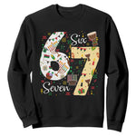 Funny 67 Kwanzaa Sweatshirt Six Seven Meme Kinara Candles African American Christmas - African Pride