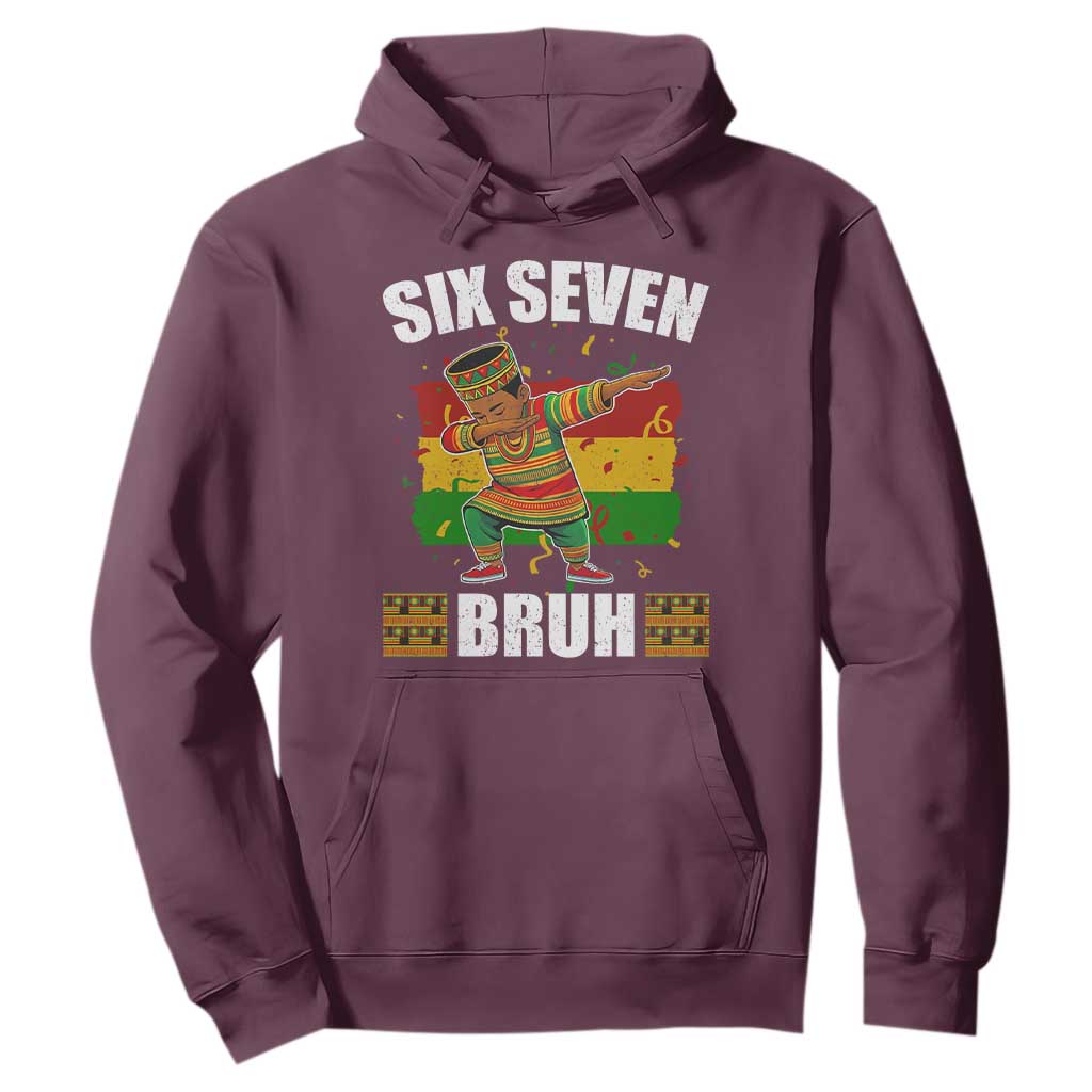 Funny 67 Kwanzaa Hoodie Six Seven Bruh Dabbing African Heritage - African Pride