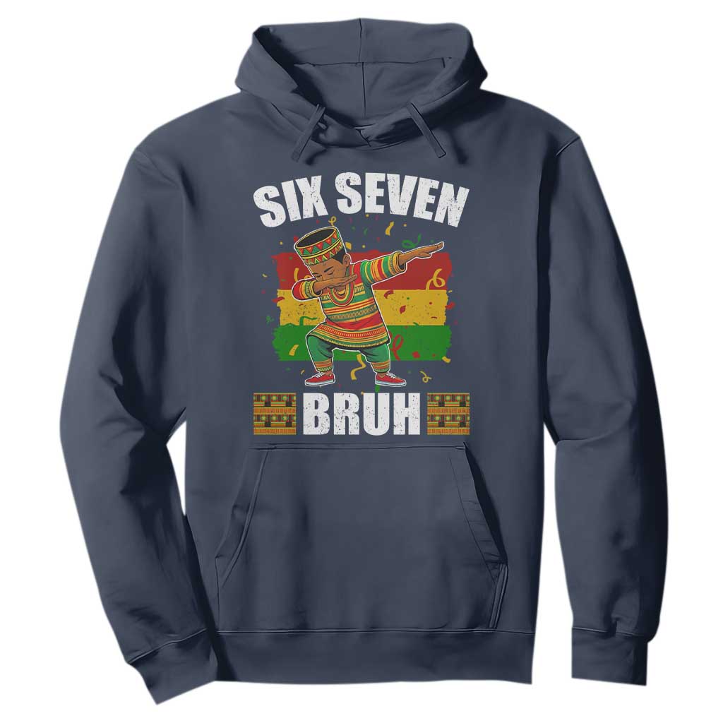Funny 67 Kwanzaa Hoodie Six Seven Bruh Dabbing African Heritage - African Pride