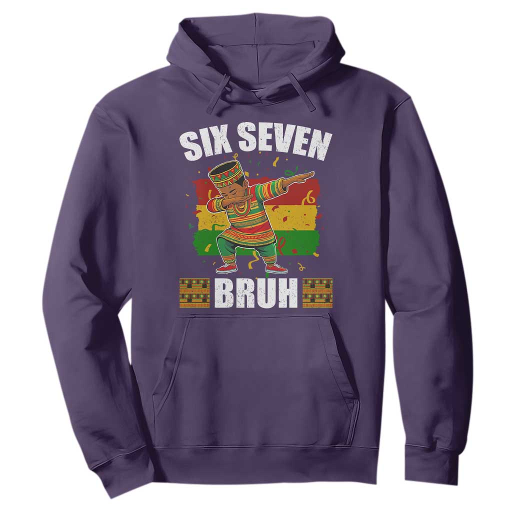Funny 67 Kwanzaa Hoodie Six Seven Bruh Dabbing African Heritage - African Pride