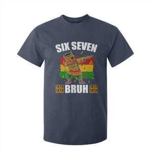 Funny 67 Kwanzaa T Shirt For Kid Six Seven Bruh Dabbing African Heritage - African Pride