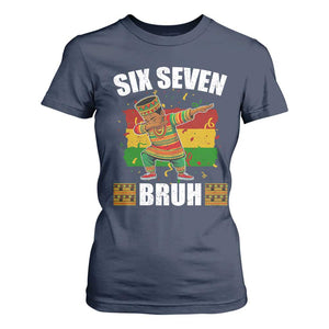 Funny 67 Kwanzaa T Shirt For Women Six Seven Bruh Dabbing African Heritage - African Pride